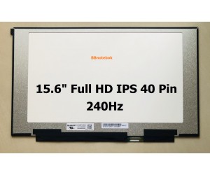 LED Panel จอโน๊ตบุ๊ค ขนาด  15.6" Full HD  IPS 240Hz 40 Pin   (ไม่มีหู)